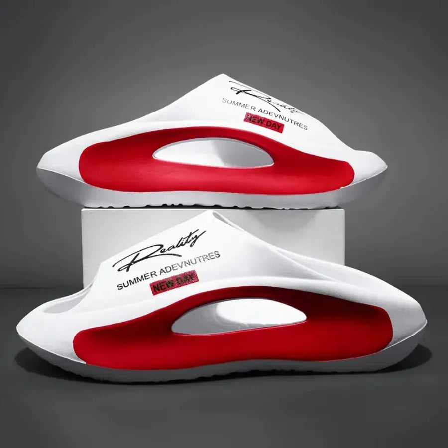 Non-Slip Fashion Couple Slippers – EVA Sole, Unisex Sizes 36-45