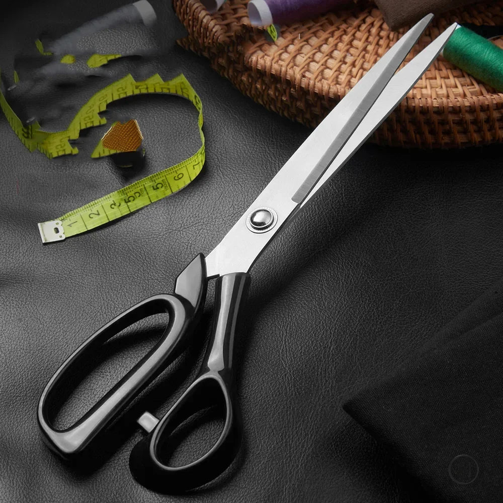 10 Inch Stainless Steel Tailor's Scissors For Fabric Professional Sewing Tool Garment Scissors Durable