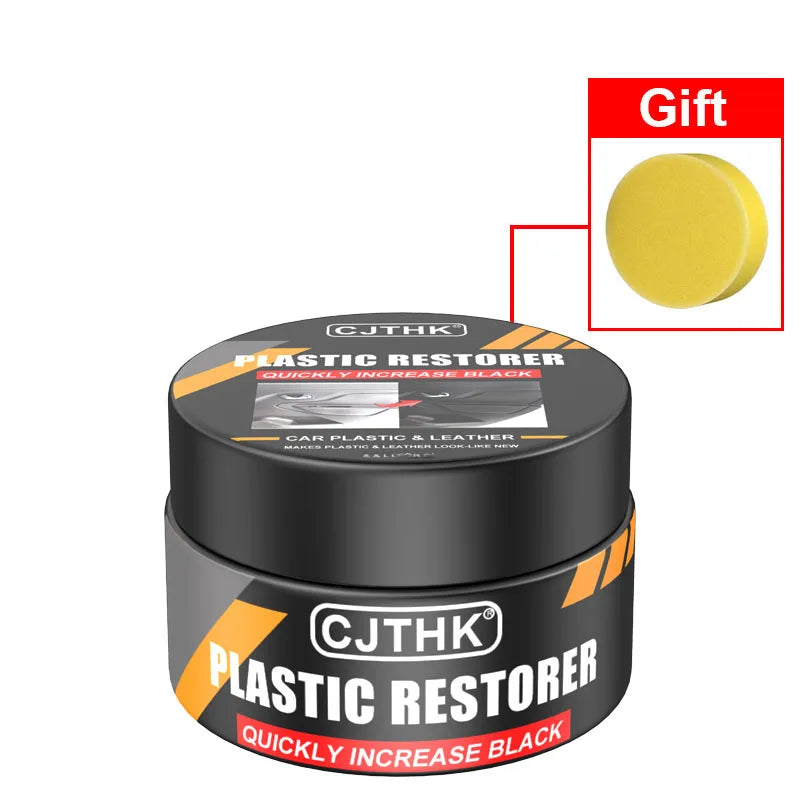 Car Plastic Restorer Back To Black Gloss Auto Interior Leather & Panel Renewal Wax Coating Agent Auto Polish And Repair Coating