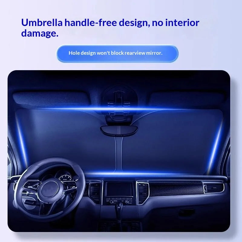 Car sunshade Car Windshield Sun Shade Cover Foldable Front Window Sun Visor Blocks UV Refletive Car Parasol Sunshade Protector C