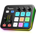 MAONO G1 NEO Gaming Audio Mixer Audio Interface with Pro-preamp, RGB, Bluetooth, 48V Phantom Power for Live Streaming, Podcasting, Content Create, Gaming MaonoCaster G1 NEO Audio Interface (Not for USB Microphone)