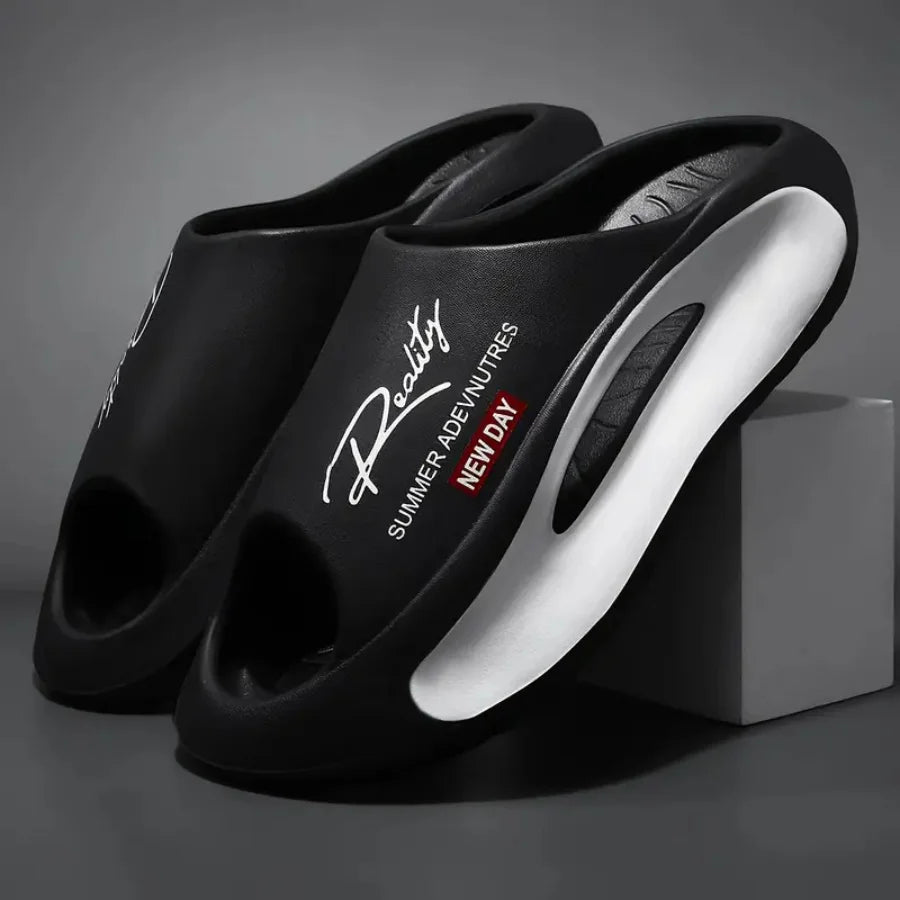 Non-Slip Fashion Couple Slippers – EVA Sole, Unisex Sizes 36-45