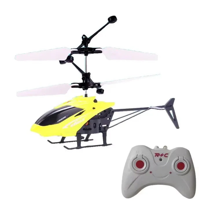 Remote Safe Fall-resistant RC Helicopters Drone Rechargeable Mini RC Drone Children Toys with Random Color Wings