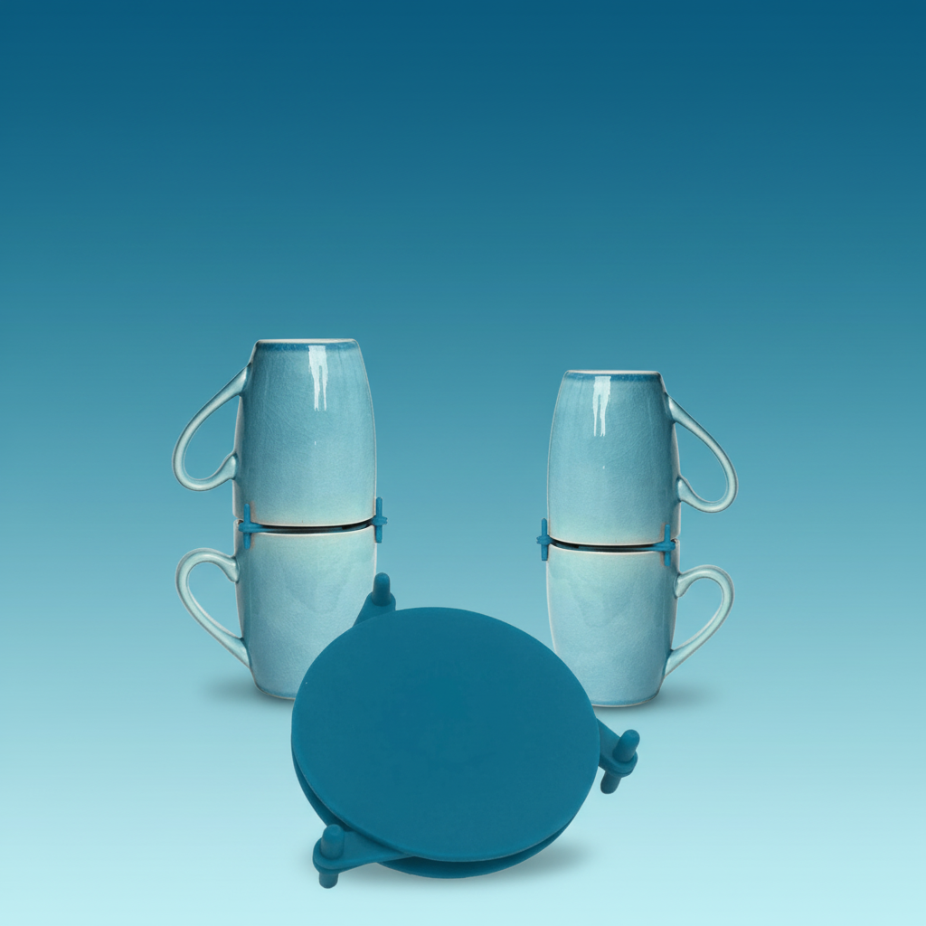 Set de Tazas Apilables con Mat